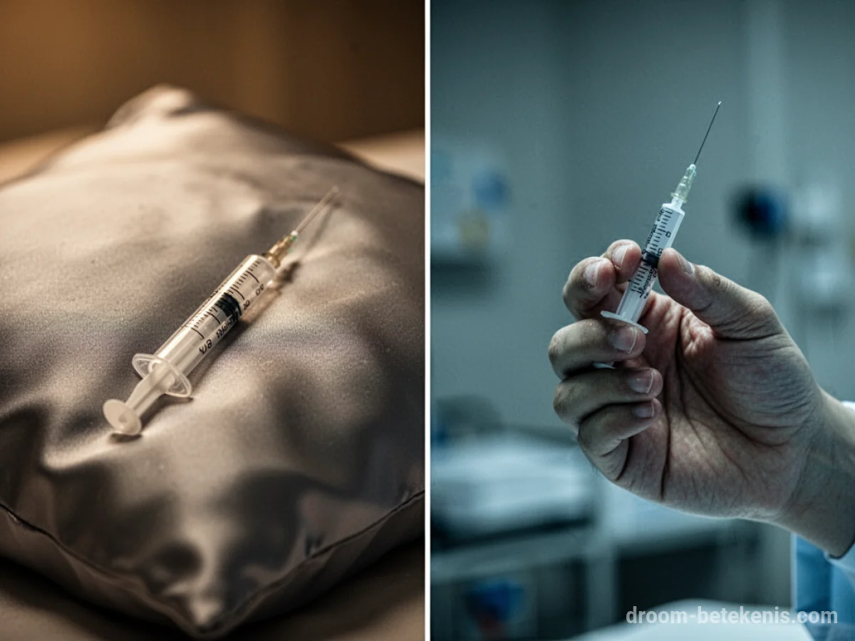 Gedetailleerde droominterpretatie: Verschillende scenario's met Spuit in de droom