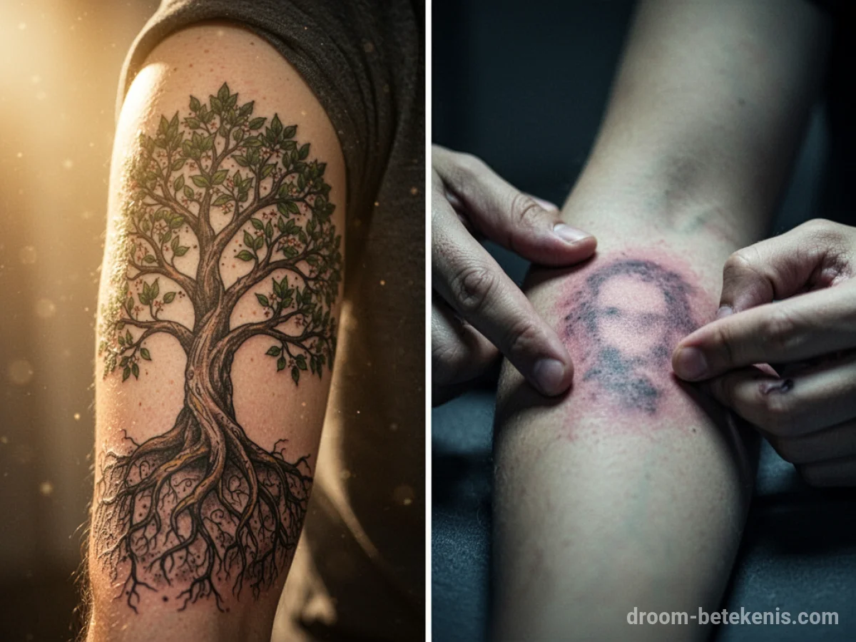Gedetailleerde droominterpretatie: Verschillende scenario's met Tattoo in de droom