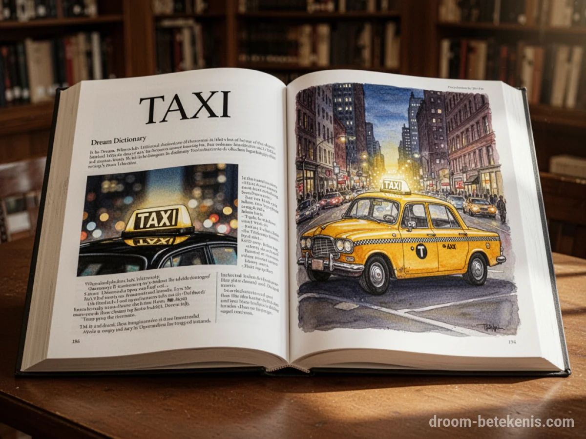 Algemene betekenis: het droomsymbool Taxi - Archetypen en symboliek