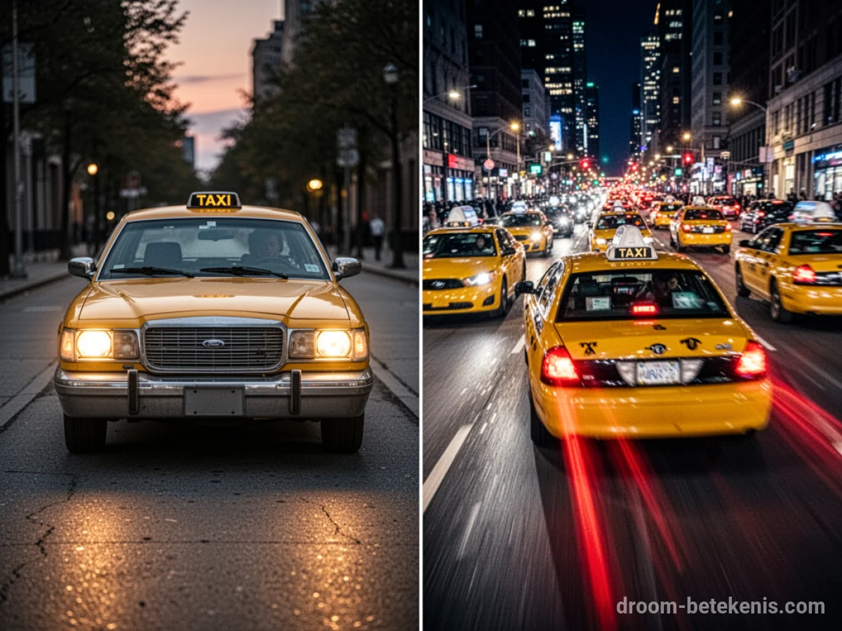 Gedetailleerde droominterpretatie: Verschillende scenario's met Taxi in de droom