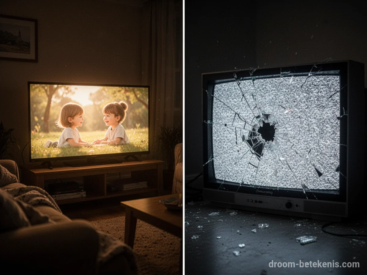 Gedetailleerde droominterpretatie: Verschillende scenario's met Televisie in de droom