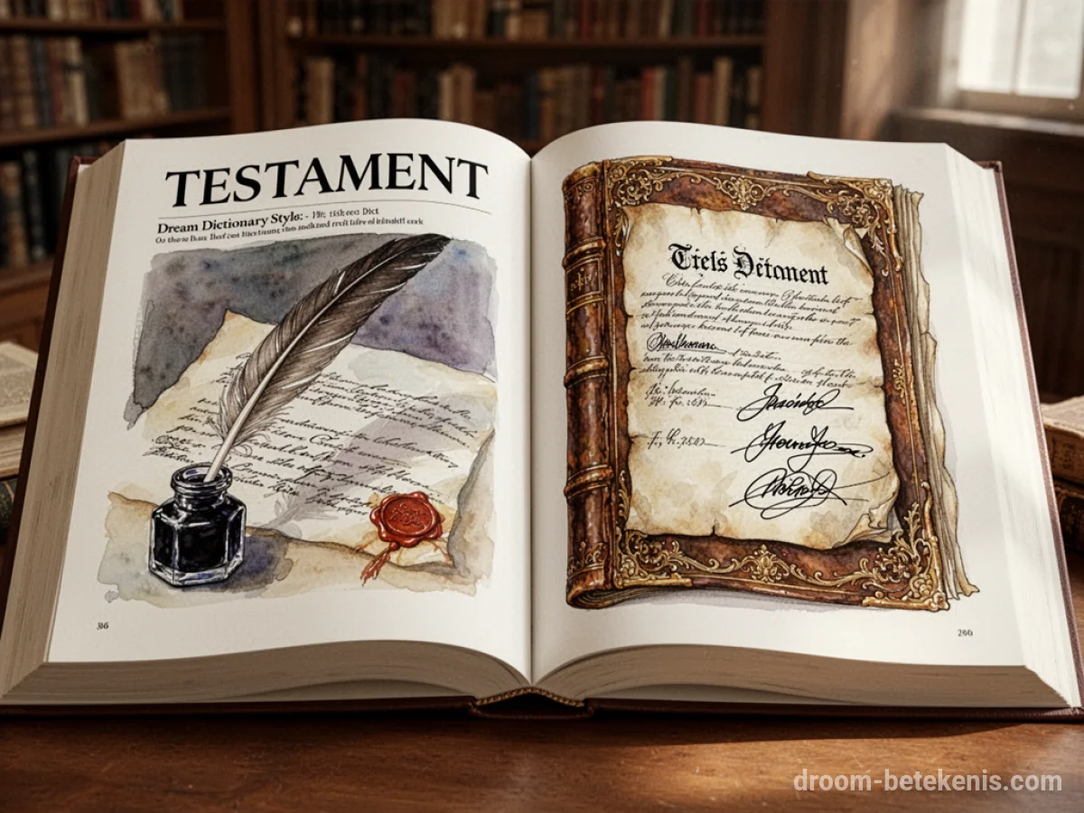 Algemene betekenis: het droomsymbool Testament - Archetypen en symboliek