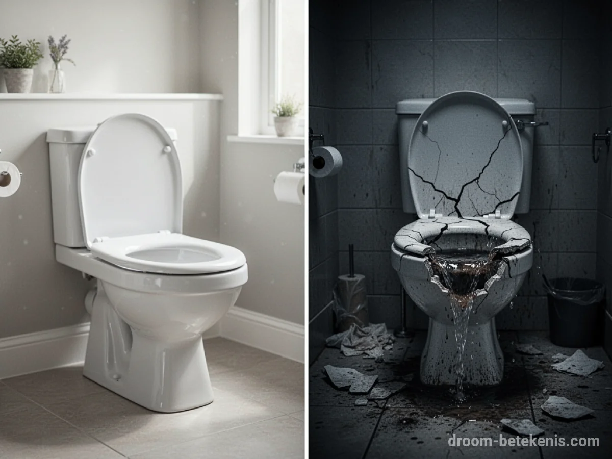 Gedetailleerde droominterpretatie: Verschillende scenario's met Toilet in de droom