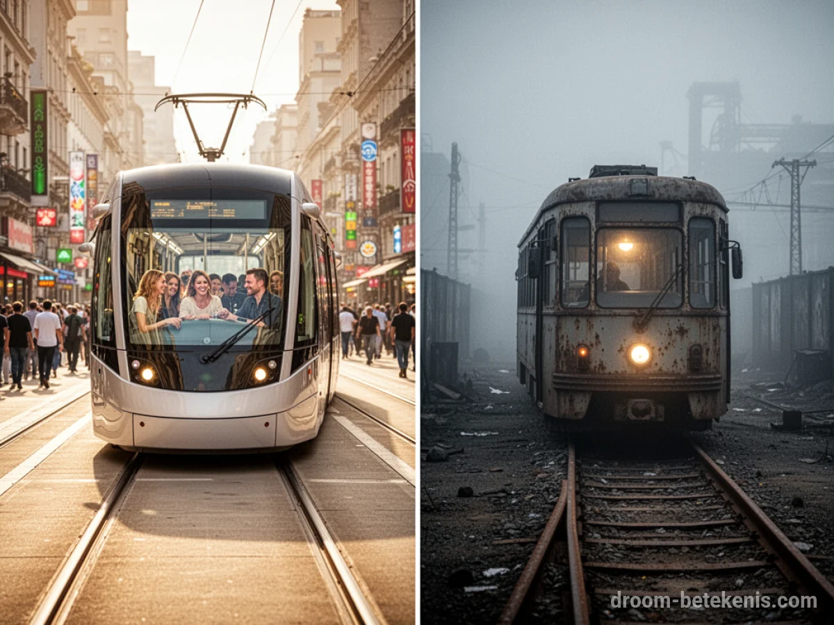 Gedetailleerde droominterpretatie: Verschillende scenario's met Tram in de droom