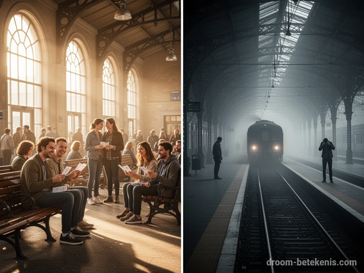 Gedetailleerde droominterpretatie: Verschillende scenario's met Treinstation in de droom