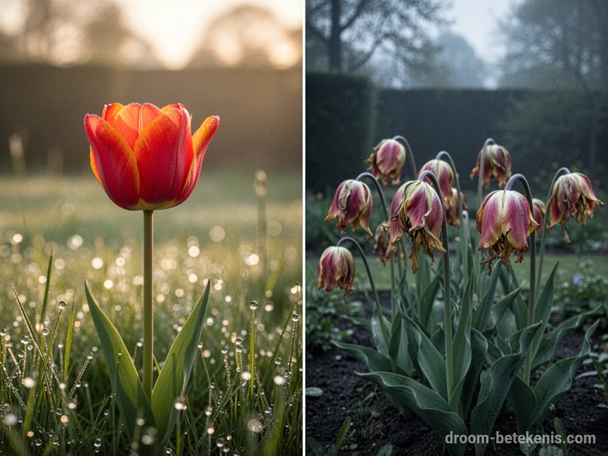 Gedetailleerde droominterpretatie: Verschillende scenario's met Tulp in de droom
