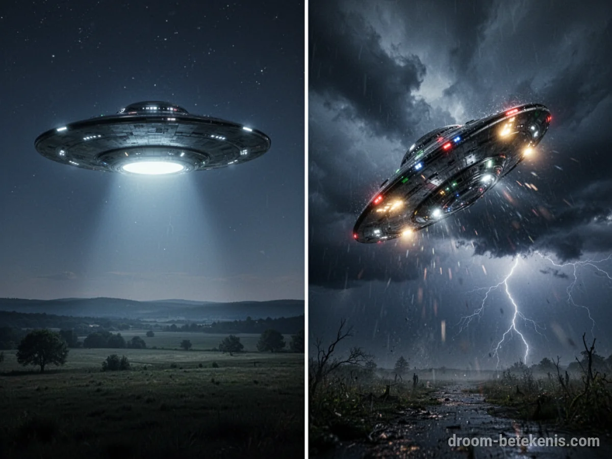 Gedetailleerde droominterpretatie: Verschillende scenario's met UFO in de droom