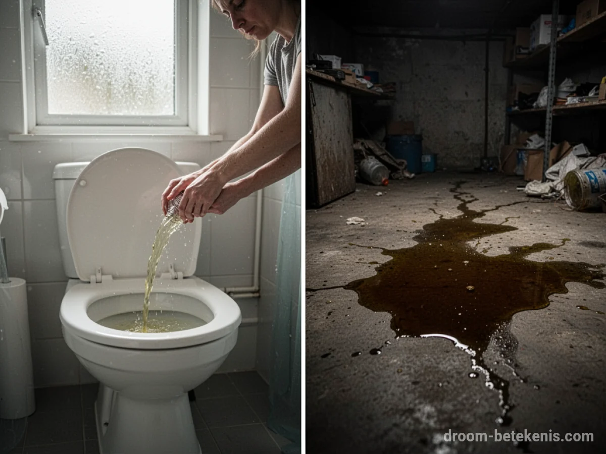 Gedetailleerde droominterpretatie: Verschillende scenario's met Urine in de droom
