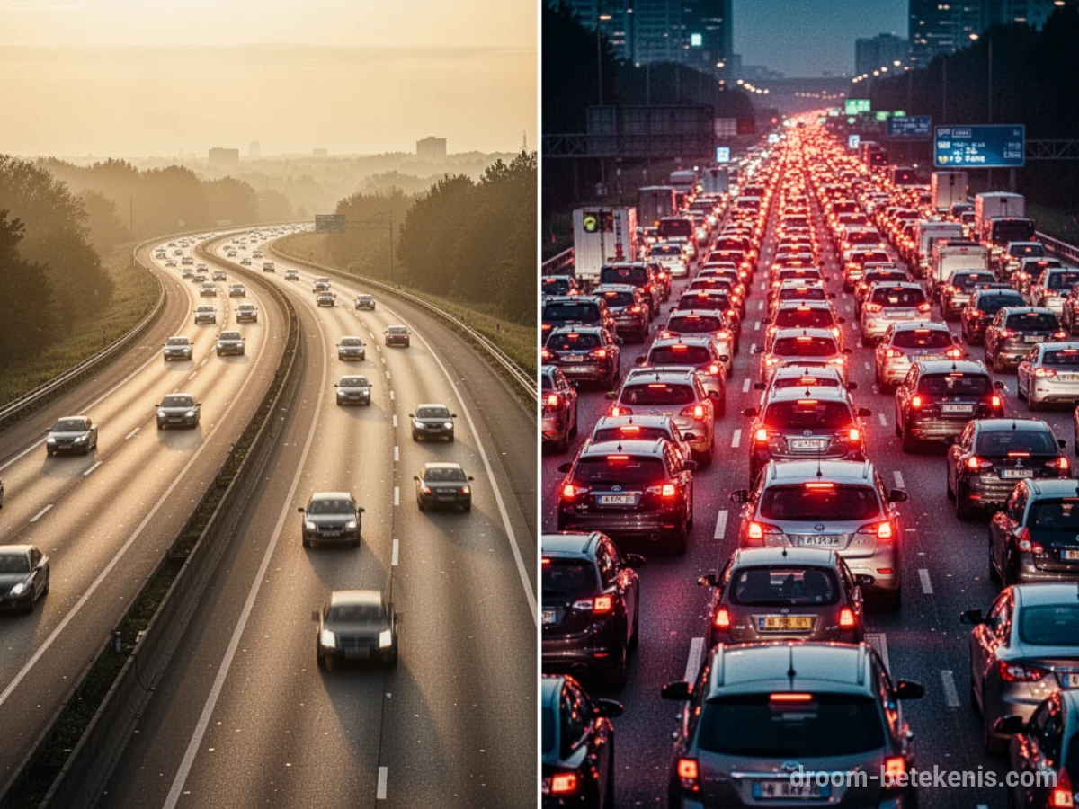 Gedetailleerde droominterpretatie: Verschillende scenario's met Verkeer in de droom