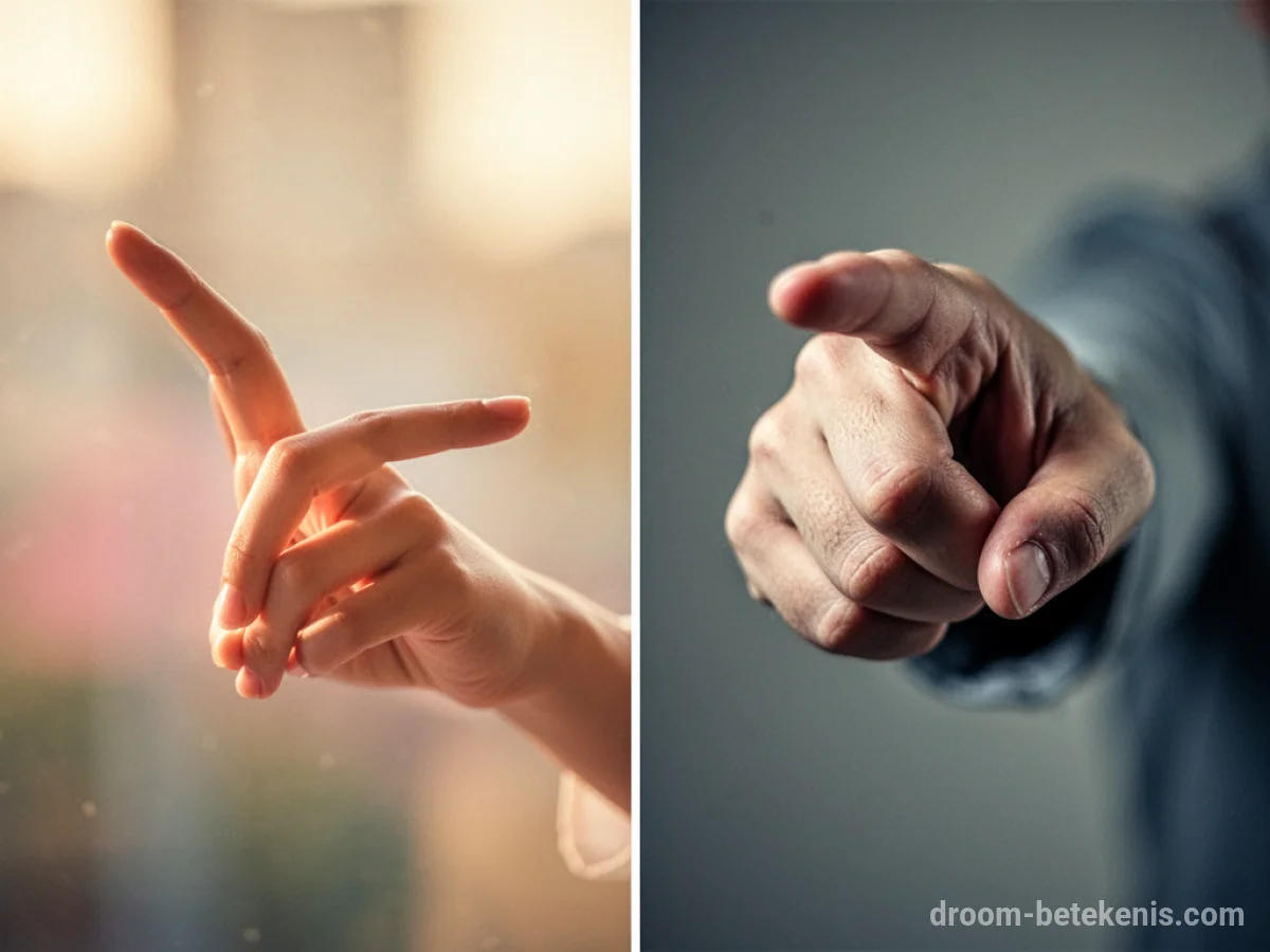 Gedetailleerde droominterpretatie: Verschillende scenario's met Vinger in de droom