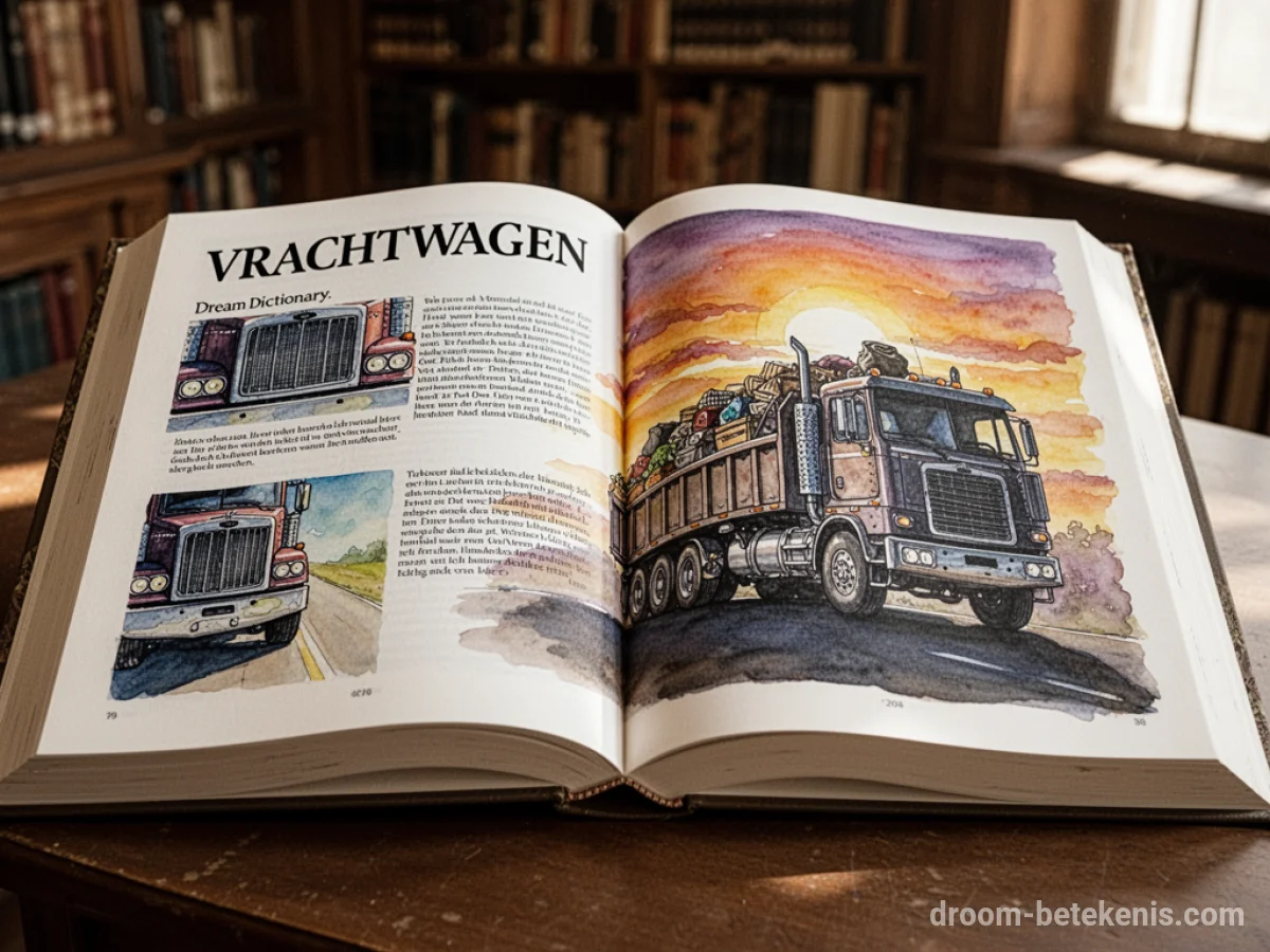 Algemene betekenis: het droomsymbool Vrachtwagen - Archetypen en symboliek