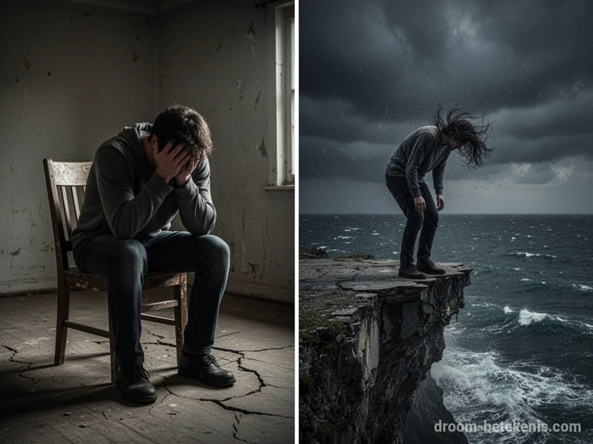 Gedetailleerde droominterpretatie: Verschillende scenario's met Wanhoop in de droom