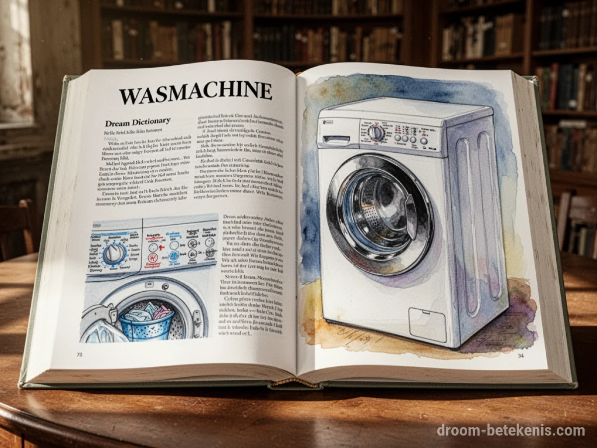 Algemene betekenis: het droomsymbool Wasmachine - Archetypen en symboliek