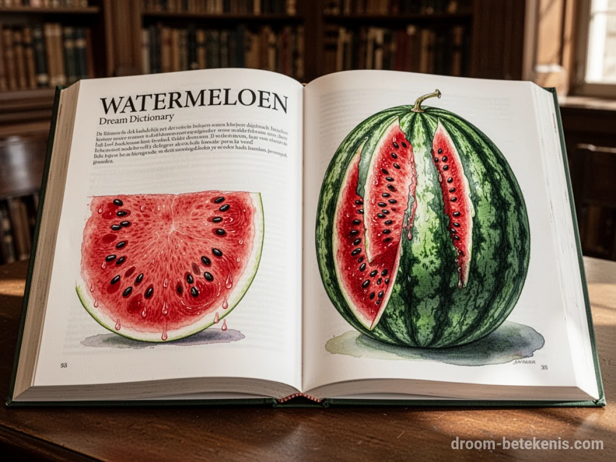 Algemene betekenis: het droomsymbool Watermeloen - Archetypen en symboliek