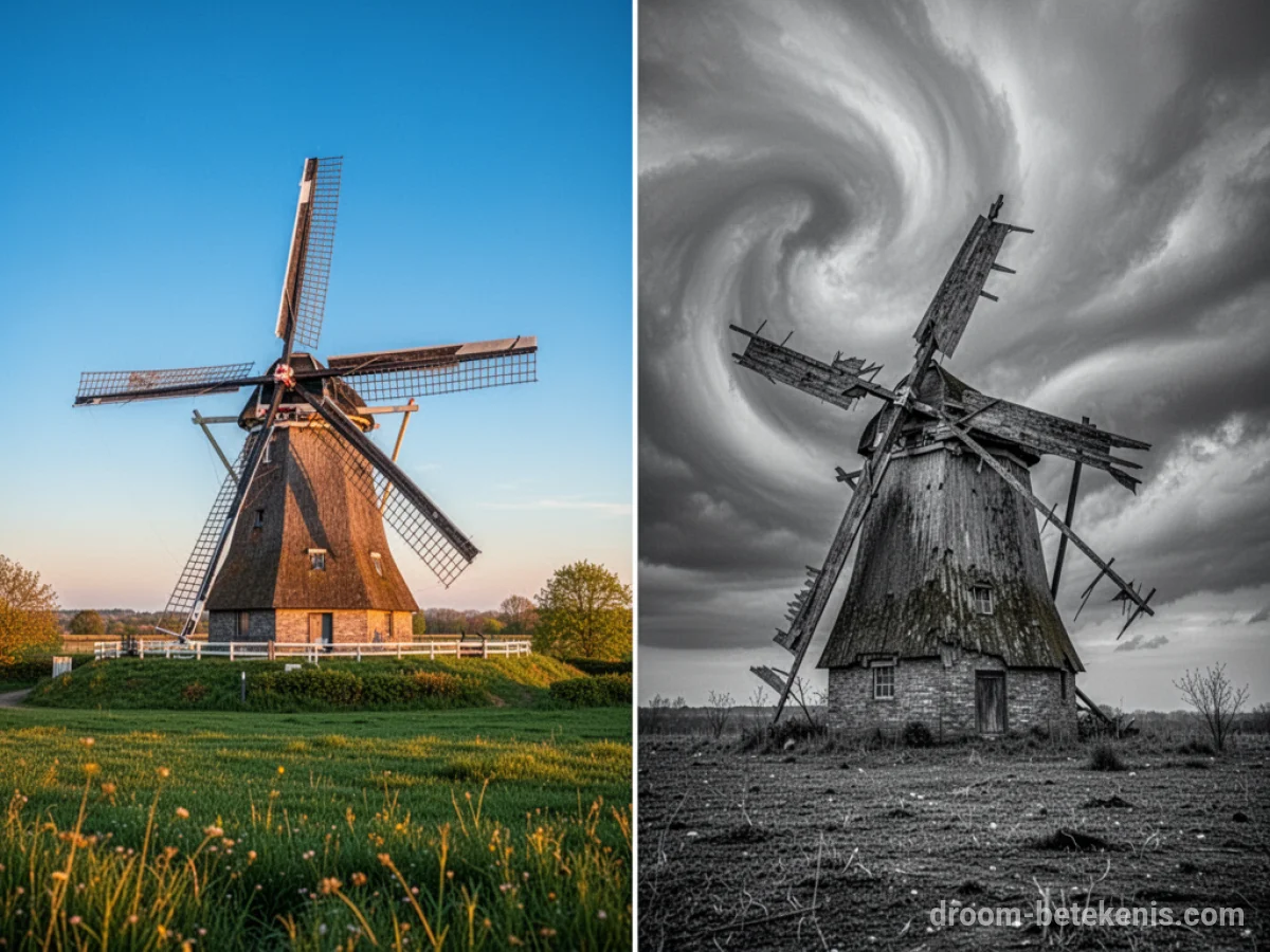 Gedetailleerde droominterpretatie: Verschillende scenario's met Windmolen in de droom