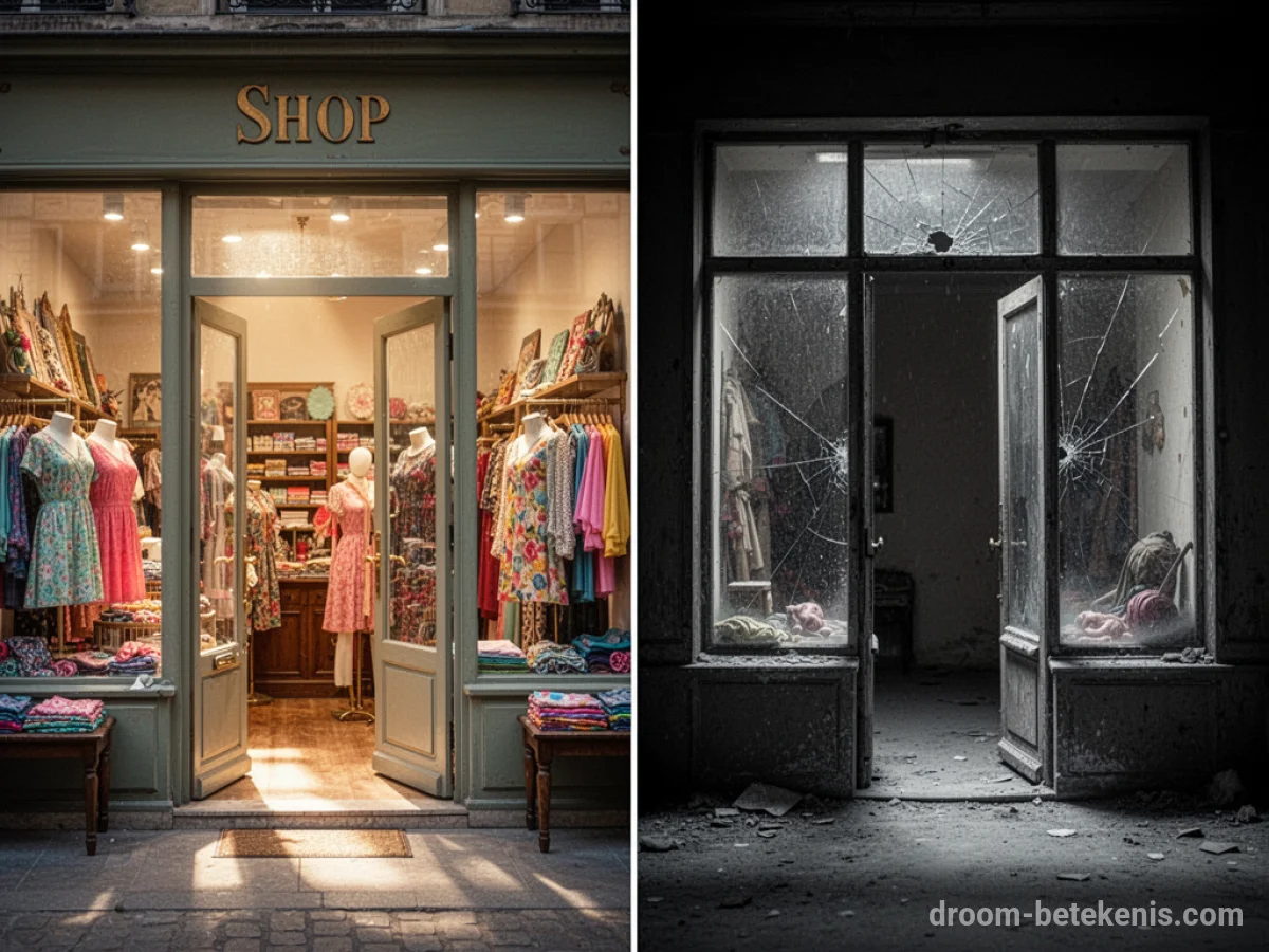 Gedetailleerde droominterpretatie: Verschillende scenario's met Winkel in de droom