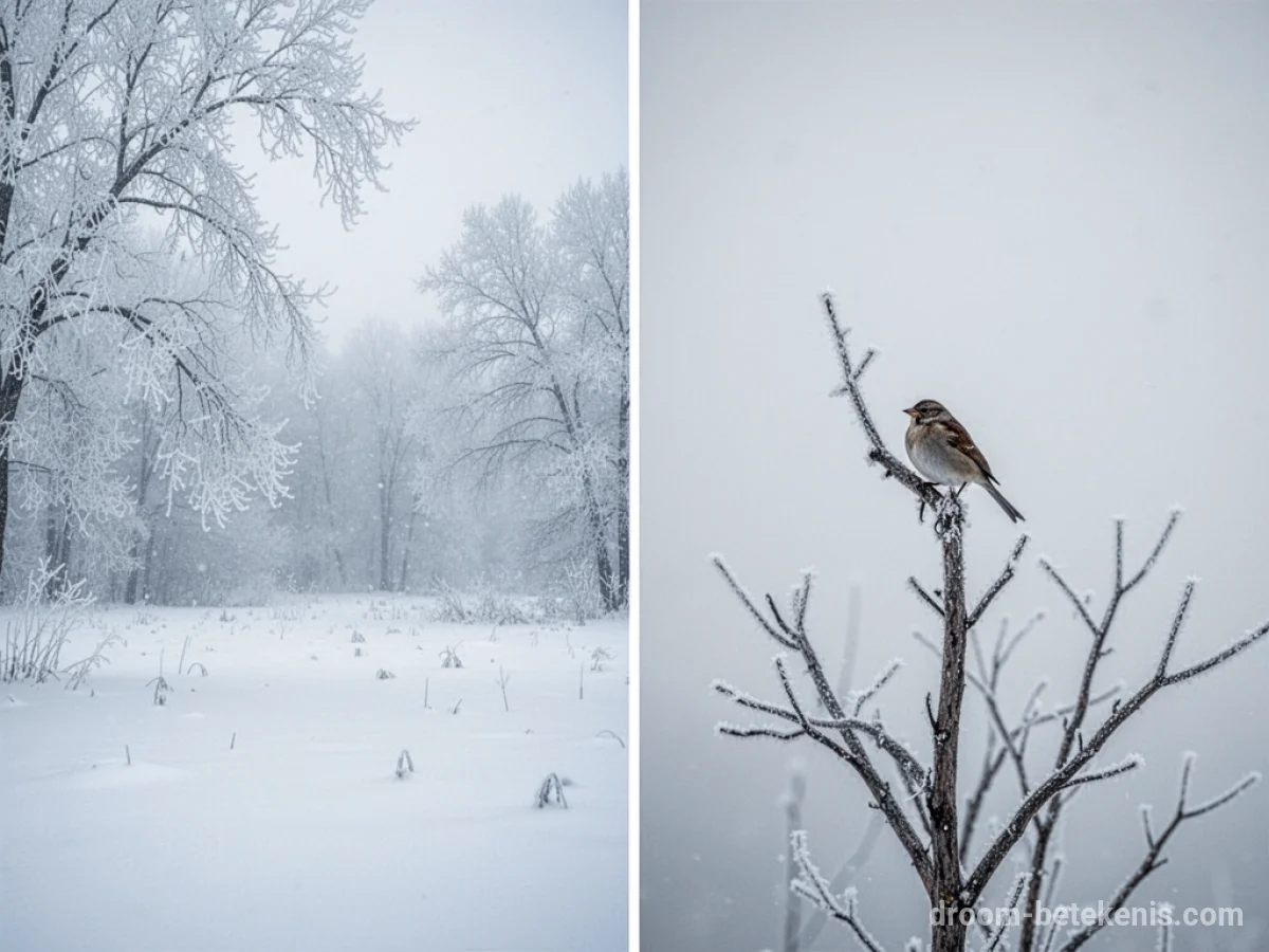 Gedetailleerde droominterpretatie: Verschillende scenario's met Winter in de droom