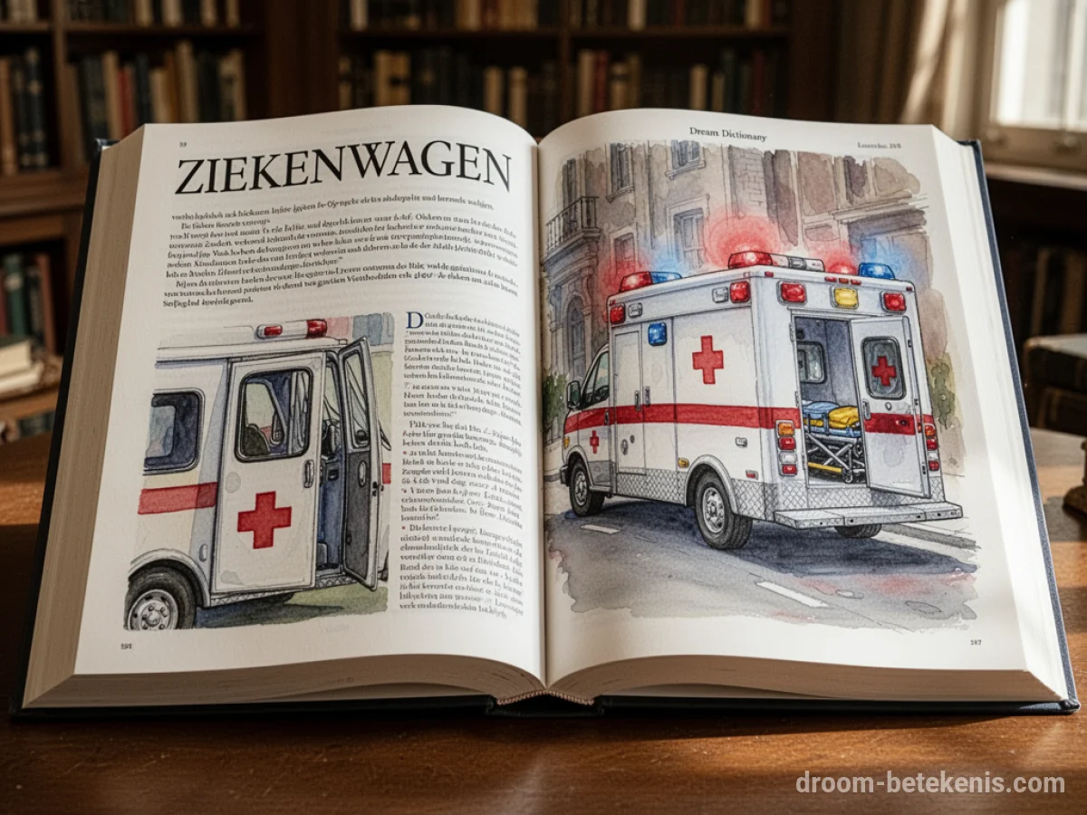 Algemene betekenis: het droomsymbool Ziekenwagen - Archetypen en symboliek