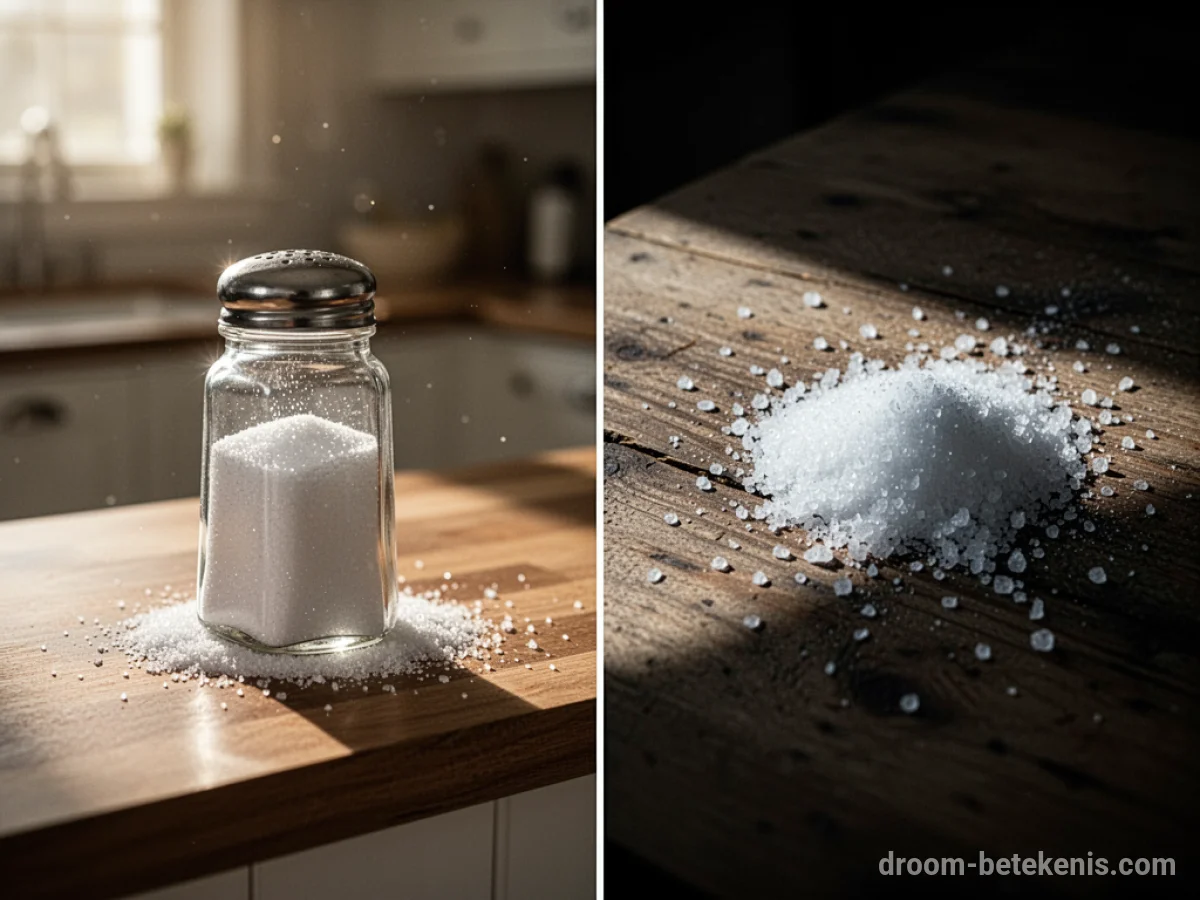 Gedetailleerde droominterpretatie: Verschillende scenario's met Zout in de droom