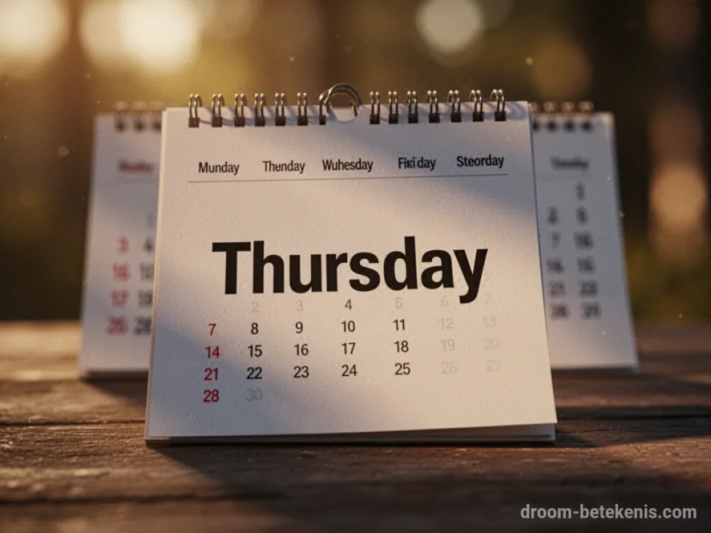 Dromen over Donderdag : betekenis en droominterpretatie
