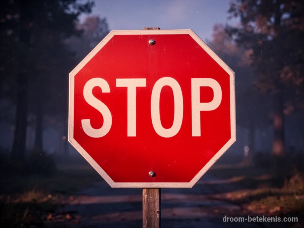 Dromen over Stop : betekenis en droominterpretatie