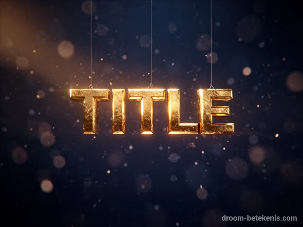 Dromen over Titel : betekenis en droominterpretatie