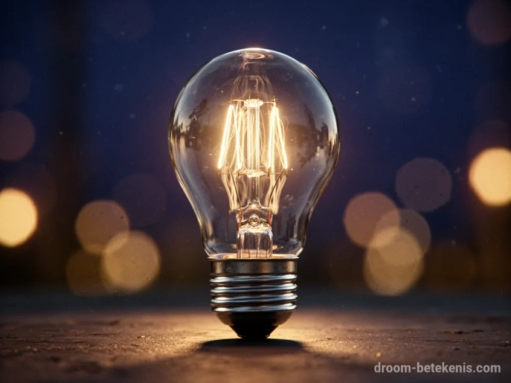 Dromen over Gloeilamp : betekenis en droominterpretatie