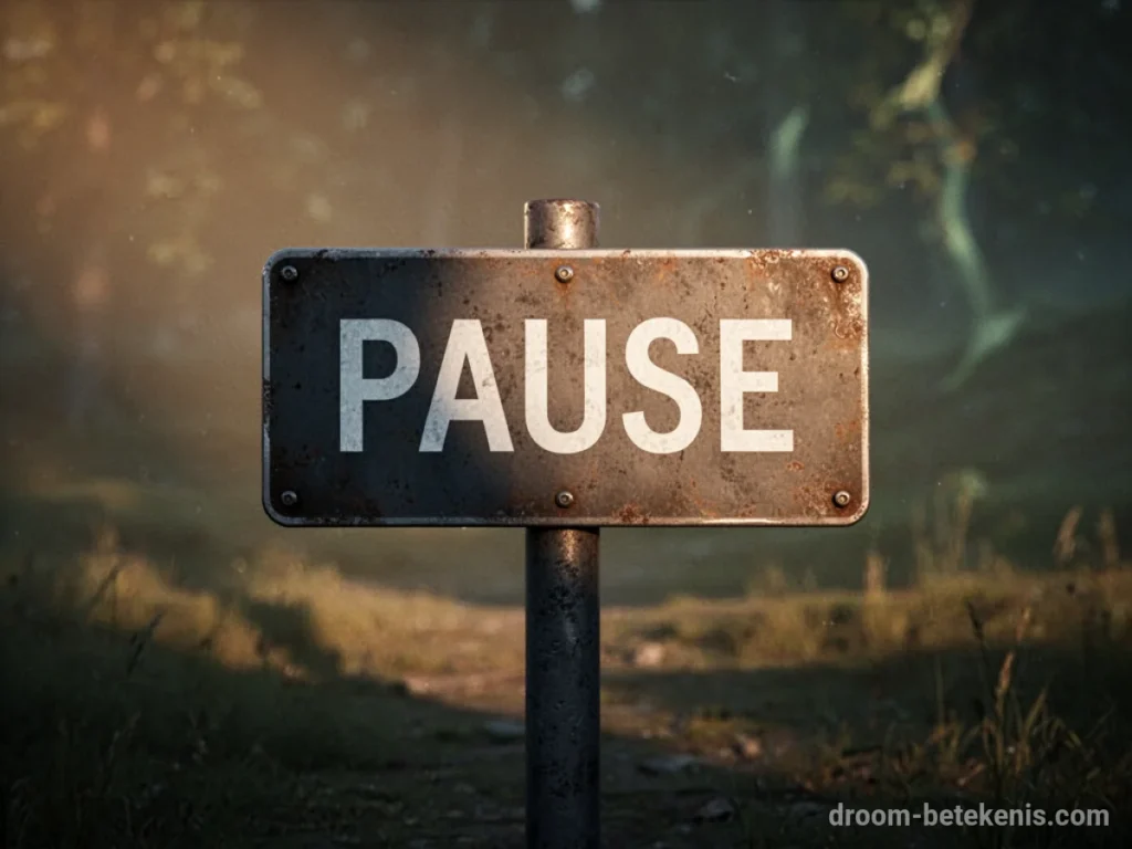 Dromen over Pauze : betekenis en droominterpretatie