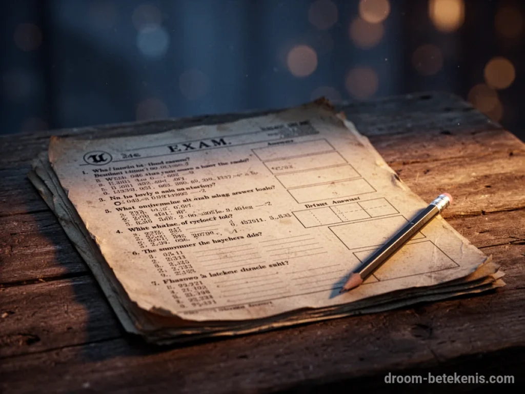 Dromen over Tentamen : betekenis en droominterpretatie